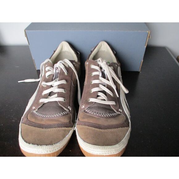 Cushe Men's Dark Brown Leather Sneakers Size 11 Sneakers Minimal UM00276 - Picture 4 of 8